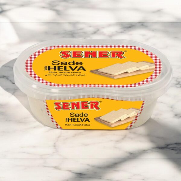 Şener Helva 300 Gr Sade Plastik Kutu-Şh0049