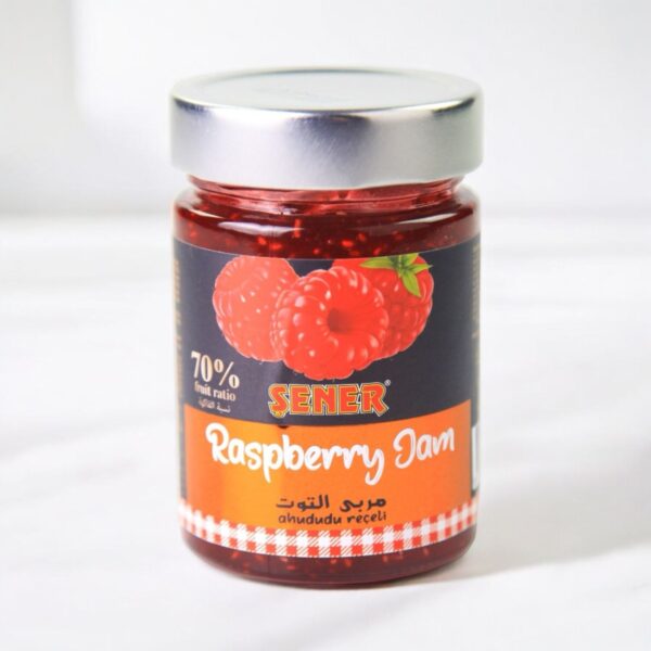 Şener Premium Reçel 400 Gr Ahududu %70 Meyve