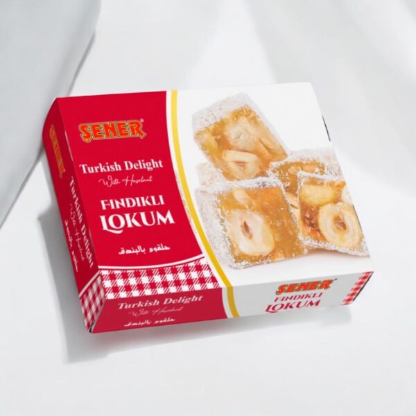 Şener Lokum 1 Kg Çifte Kavrulmuş Fındıklı Hediyelik